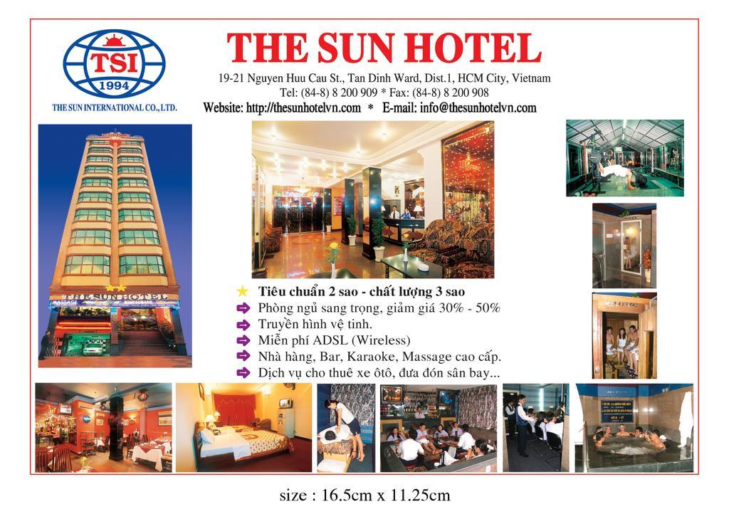 The Sun Hotel Thành Pho Ho Chí Minh Esterno foto